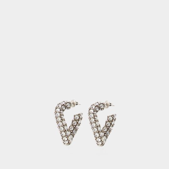 Boucles d'oreilles Gz - Isabel Marant - Metal - Argent