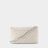 Sac Hobo Merine Gz - Isabel Marant - Cuir - Blanc