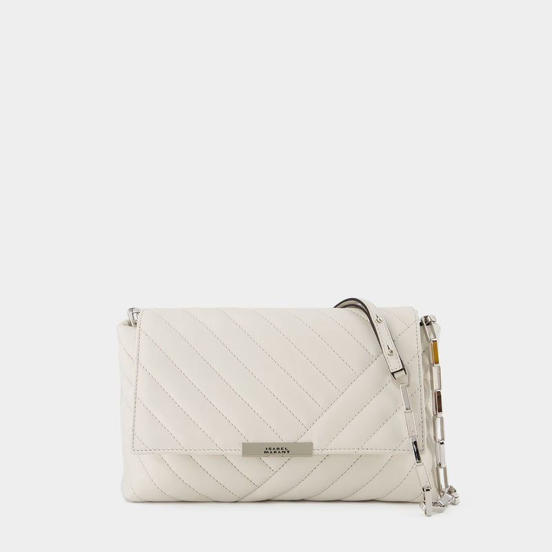 Sac Hobo Merine Gz - Isabel Marant - Cuir - Blanc