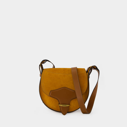 Sac à bandoulière Botsy Ga - Isabel Marant - Cuir - Marron