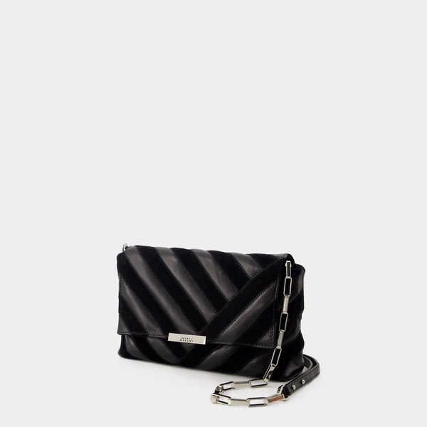 Sac Hobo Merine Gb - Isabel Marant - Cuir - Noir