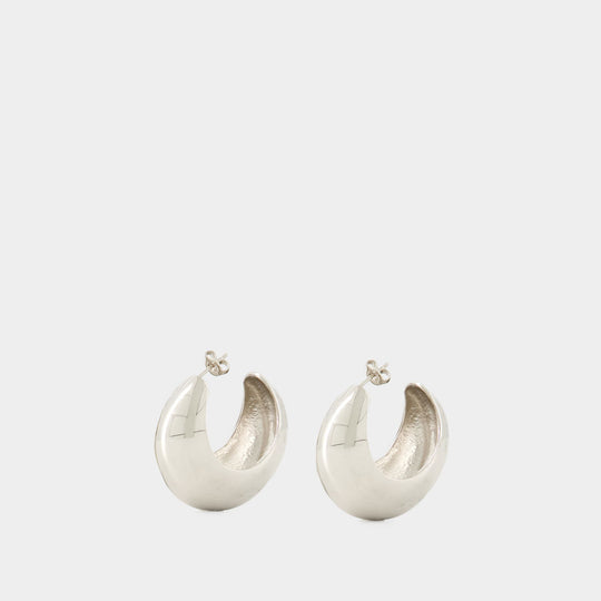 Boucles D'oreilles Shiny Crescent - Isabel Marant - Laiton - Argenté