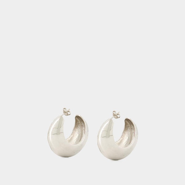 Boucles D'oreilles Shiny Crescent - Isabel Marant - Laiton - Argenté