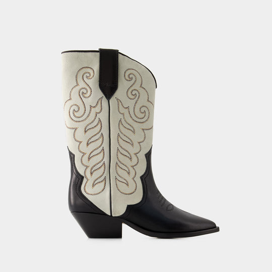 Bottines Duerto - Isabel Marant - Cuir - Noir