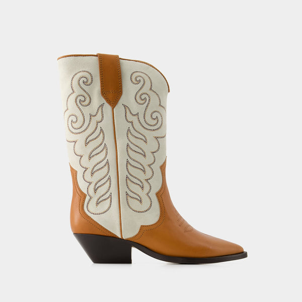 Bottines Duerto - Isabel Marant - Cuir - Marron