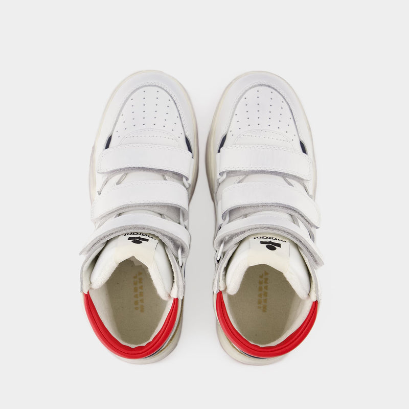 Sneakers Oney High - Isabel Marant - Cuir - Blanc
