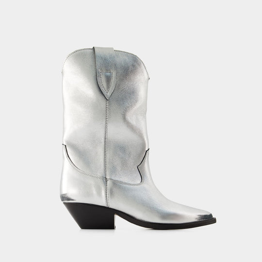 Bottes Duerto - Isabel Marant - Cuir - Argenté