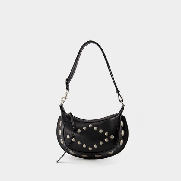 Sac À Bandoulière Oskan Moon - Isabel Marant - Cuir - Noir