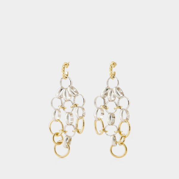 Boucles D'oreilles Stunning - Isabel Marant - Laiton - Argenté/Doré