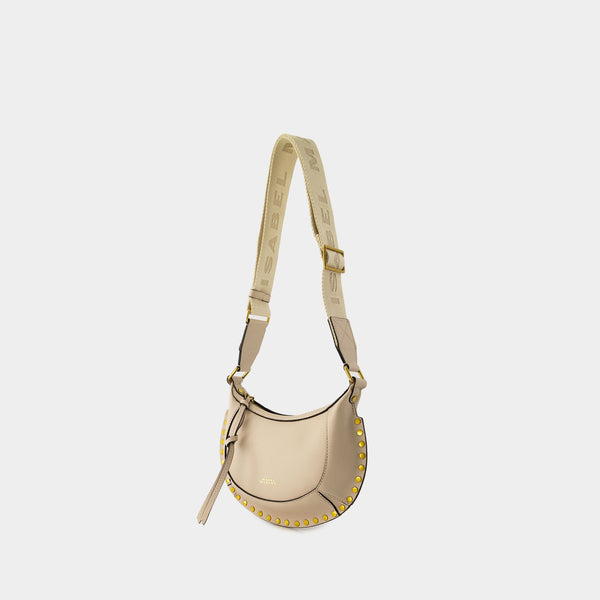 Sac À Bandoulière Mini Moon - Isabel Marant - Cuir - Beige