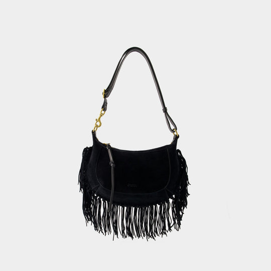 Sac À Bandoulière Oskan Moon - Isabel Marant - Cuir - Noir
