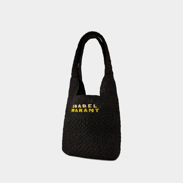 Cabas Praia Medium - Isabel Marant - Raphia - Noir