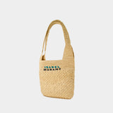 Cabas Praia Medium - Isabel Marant - Raphia - Beige