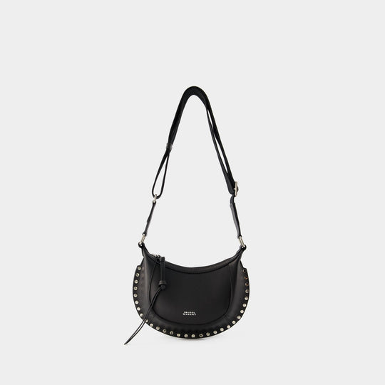 Sac À Bandoulière Mini Moon - Isabel Marant - Cuir - Noir
