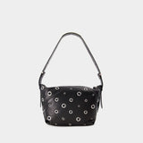 Sac Porté Épaule Leyden Gd - Isabel Marant - Cuir - Noir