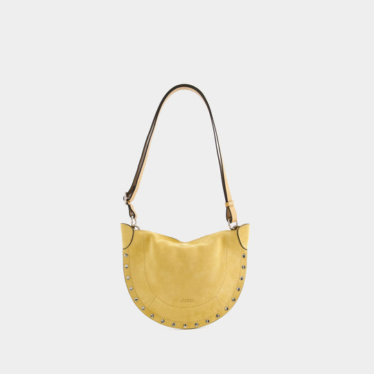 Sac Porté Épaule Mini Moon - Isabel Marant - Cuir - Jaune