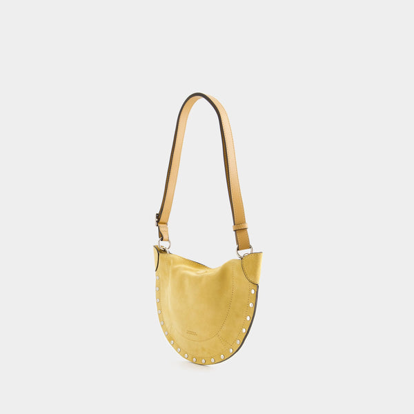Sac Porté Épaule Mini Moon - Isabel Marant - Cuir - Jaune