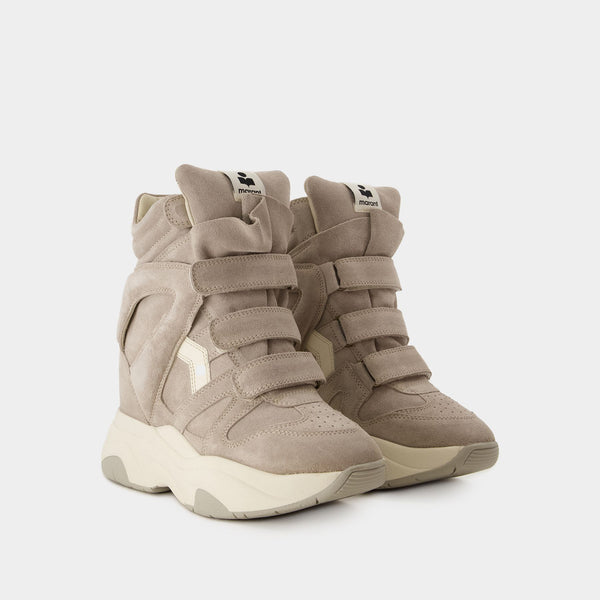 Sneakers Balskee Gd - Isabel Marant - Cuir - Gris