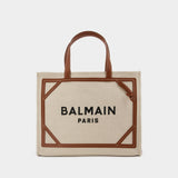 Tote Bag Barmy Shopper Medium - Balmain - Toile - Beige/Marron