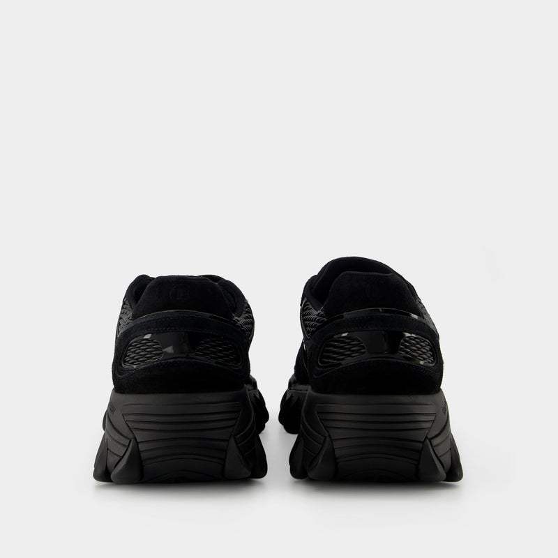 Sneakers B-East - Balmain - Suède - Noir