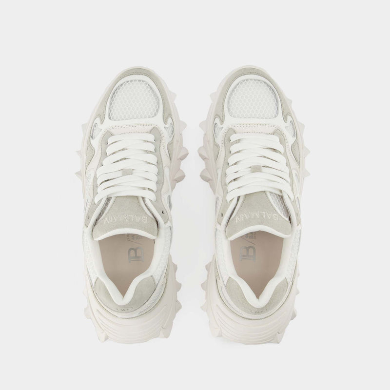 Sneakers B-East - Balmain - Cuir - Blanc