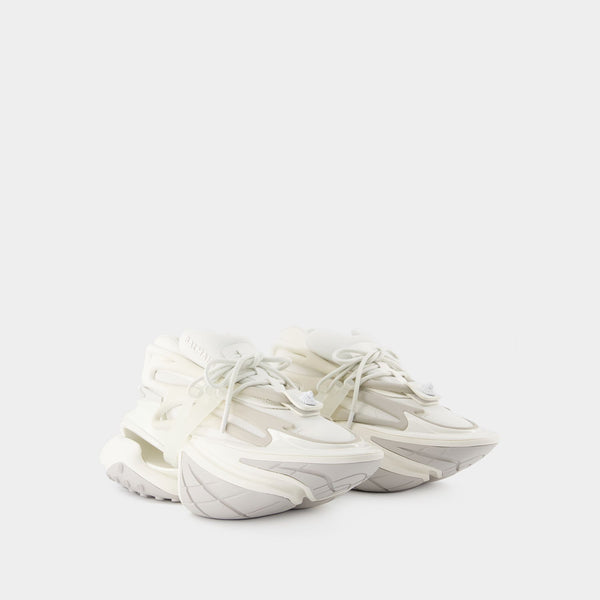 Sneakers Unicorn - Balmain - Cuir - Blanc