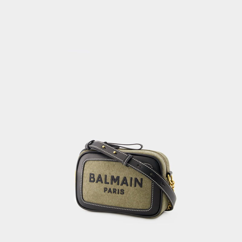 Sac B-Army Camera - Balmain - Toile - Kaki