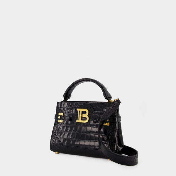 Sac à bandoulière Bbuzz 22 - Balmain - Cuir - Noir