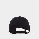 Casquette Mix Monogram - Balmain - Coton - Noir