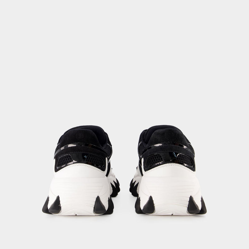 Sneakers B-East - Balmain - Cuir - Noir/Blanc