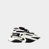 Sneakers Unicorn - Balmain - Cuir - Noir/Blanc