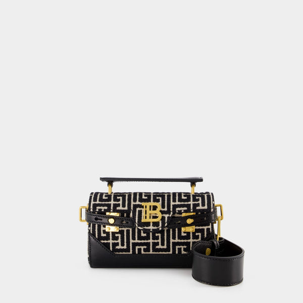 Sac à bandoulière Bbuzz 19 - Balmain - Cuir - Noir