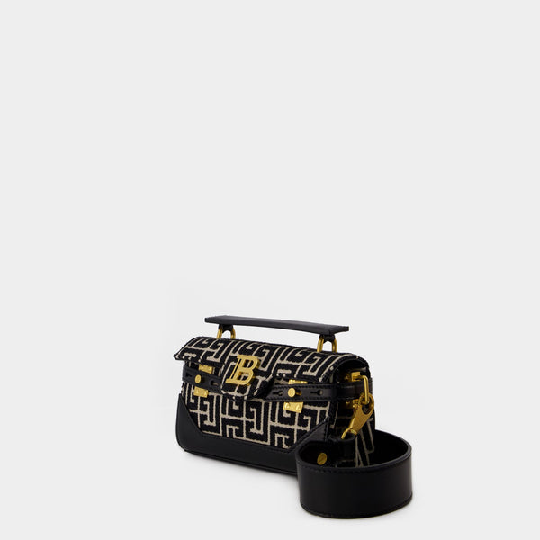 Sac à bandoulière Bbuzz 19 - Balmain - Cuir - Noir