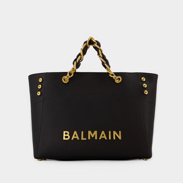 Sac Cabas 1945 - Balmain - Cuir - Noir