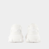 Sneakers B-East - Balmain - Cuir - Blanc Optique