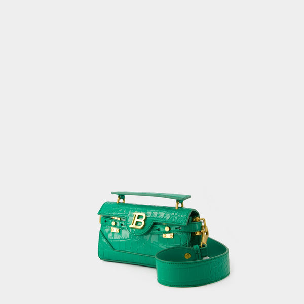 Sac à Bandoulière Bbuzz 19 - Balmain - Cuir - Vert