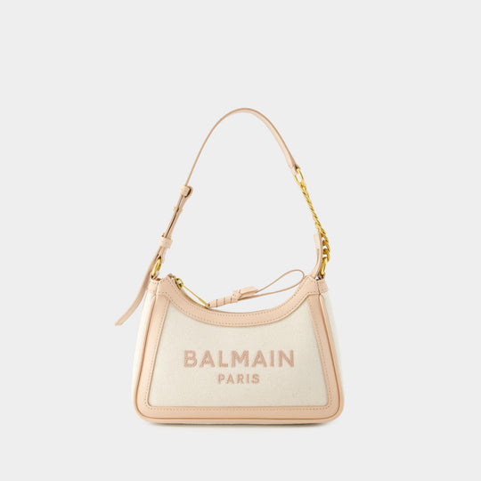 Sac Porté Épaule B-Army - Balmain - Toile - Beige