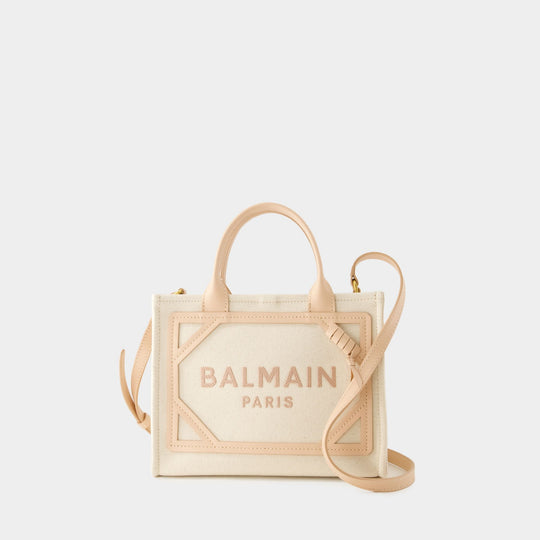 Cabas B-Army Shopper Small - Balmain - Toile - Beige