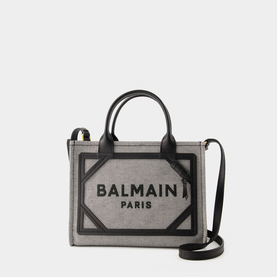 Cabas B-Army Small - Balmain - Toile - Noir