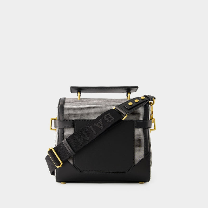 Sac À Bandoulière B-Buzz 23 Balmain Toile Noir