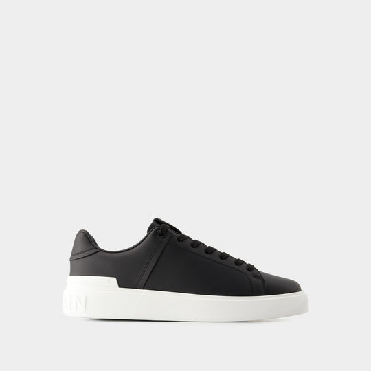Sneakers B-Court - Balmain - Cuir - Noir