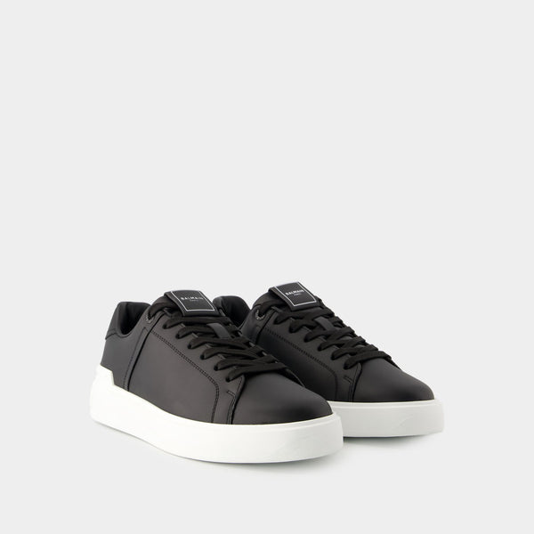 Sneakers B-Court - Balmain - Cuir - Noir