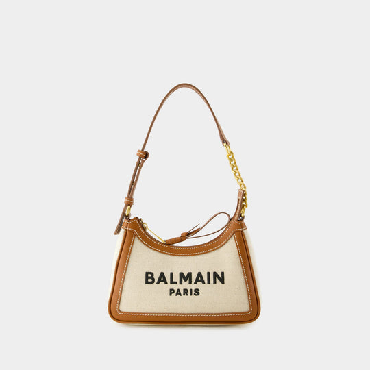 Sac Porté Épaule B-Army - Balmain - Toile - Beige