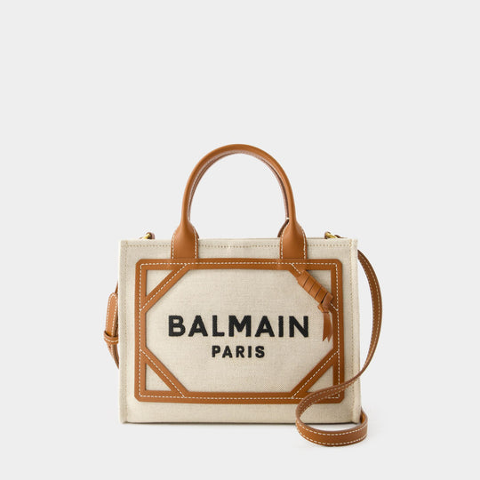Cabas B-Army Small - Balmain - Toile - Beige
