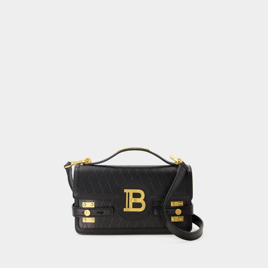 Sac À Bandoulière B-Buzz 24 - Balmain - Cuir - Noir