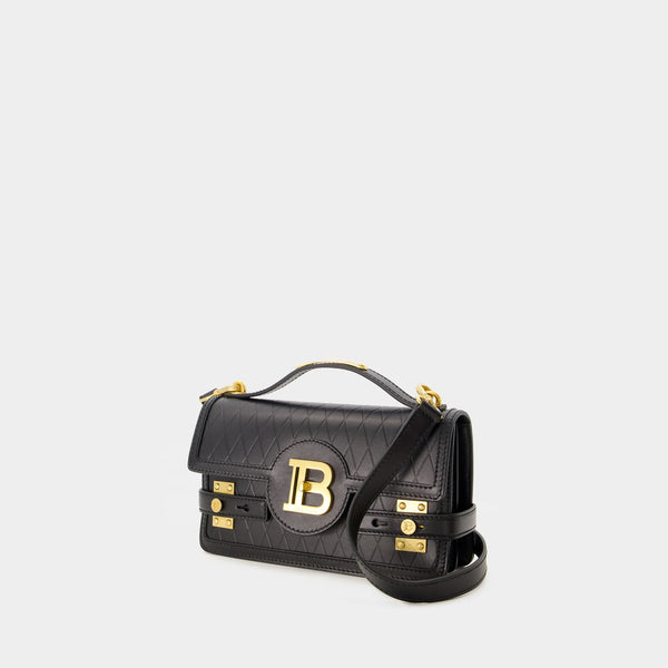 Sac À Bandoulière B-Buzz 24 - Balmain - Cuir - Noir