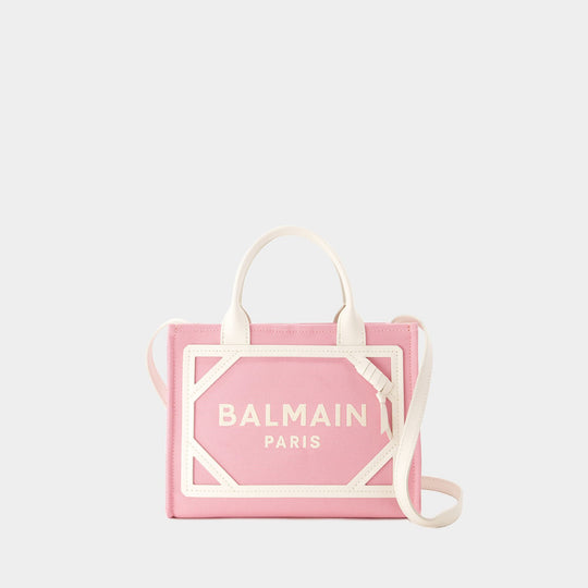 Cabas B-Army Small - Balmain - Toile - Rose