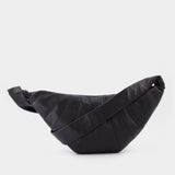 Sac Medium Croissant en Nylon Noir