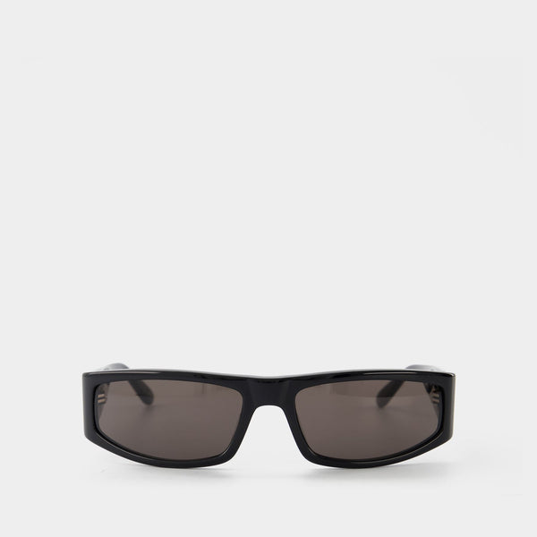 Lunettes de Soleil Techno en Acétate Noir