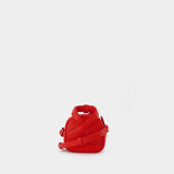 Sac Mini Loop en Cuir Rouge